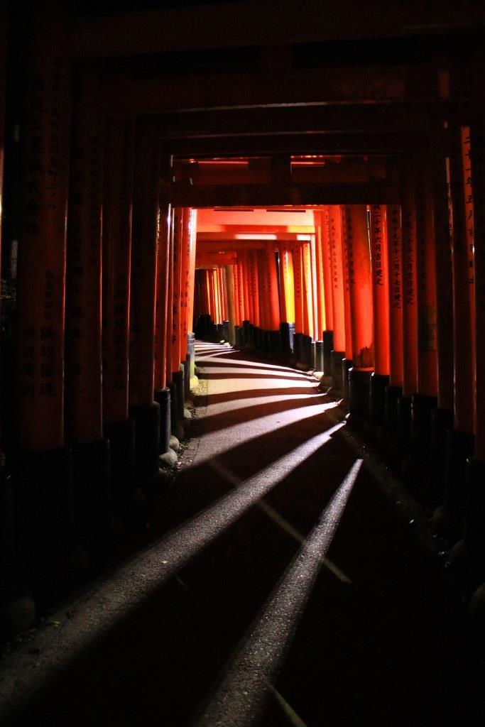 誰もいない伏見稲荷
