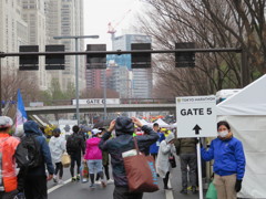 東京マラソン当日　Ⅰ