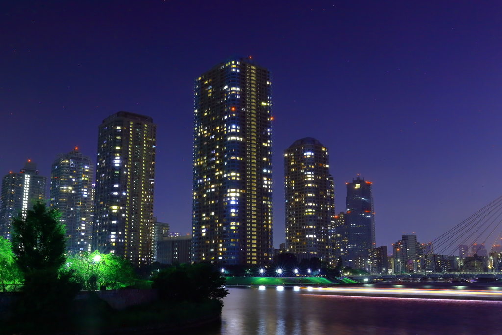 佃夜景