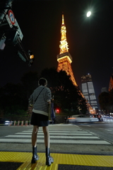 東京タワー前交差点