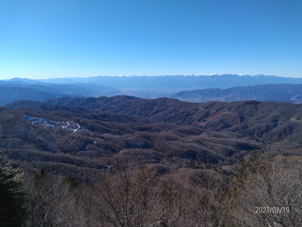 牛奥の雁ガ腹摺山登山道④