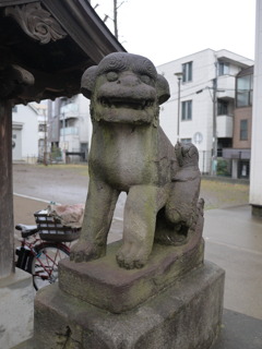 子連れの狛犬