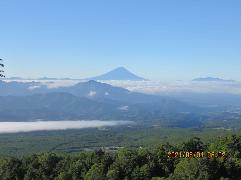 県界尾根からの富士山
