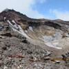 富士山の火口