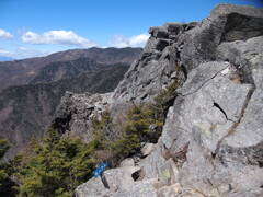 岩場