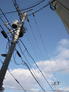 空へ伸びて