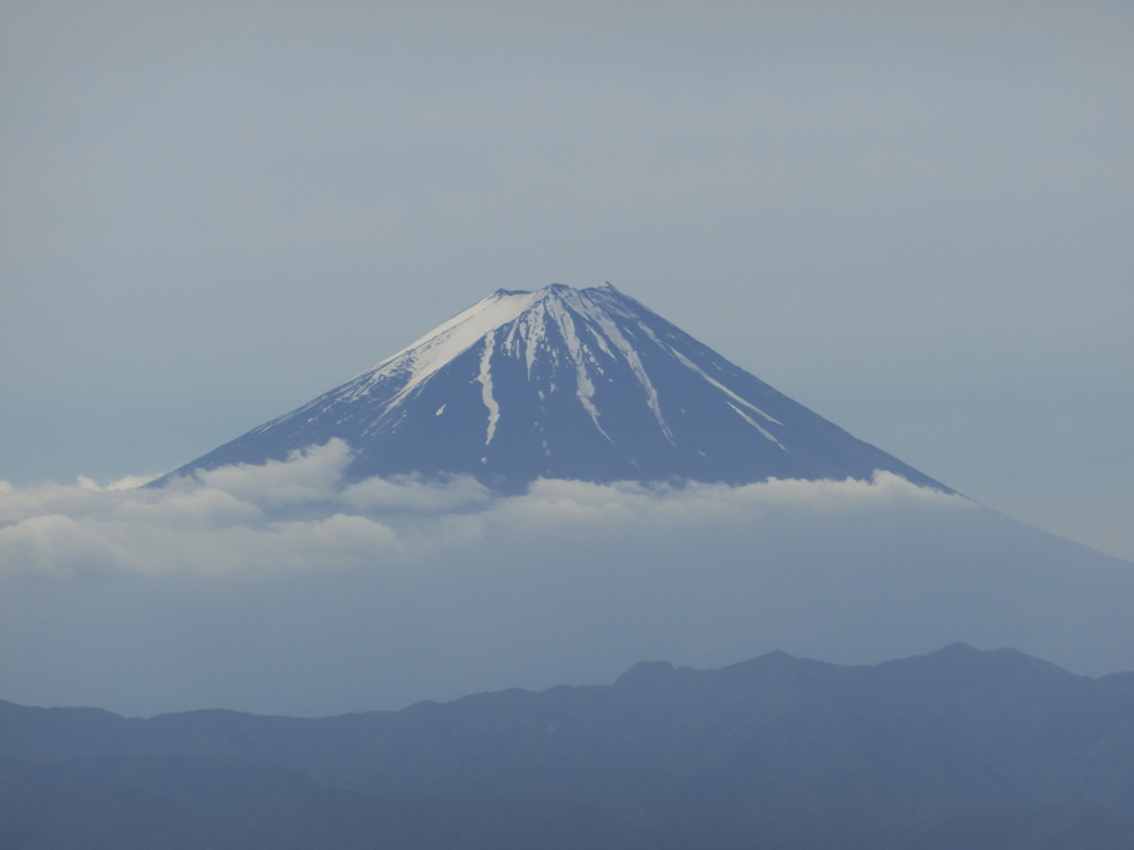 金峰山からの富士山アップ