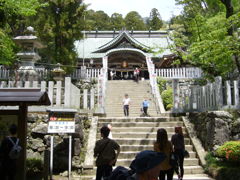 筑波山神社にて