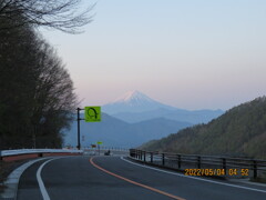 朝焼富士山