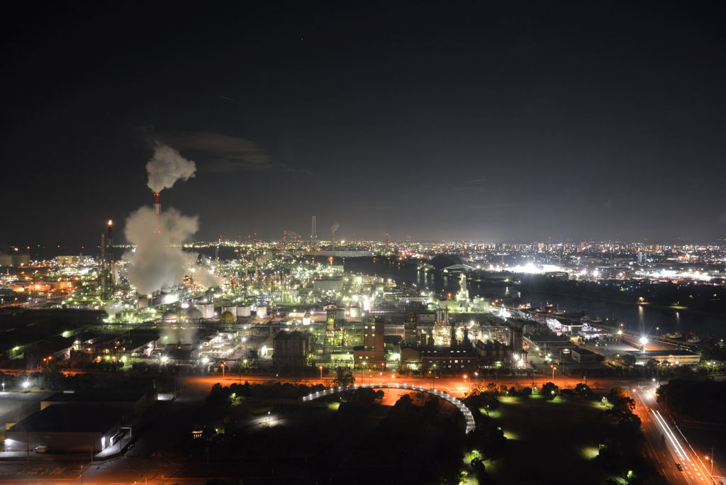 四日市 工場夜景