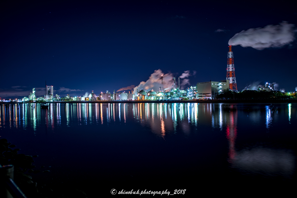 工場夜景