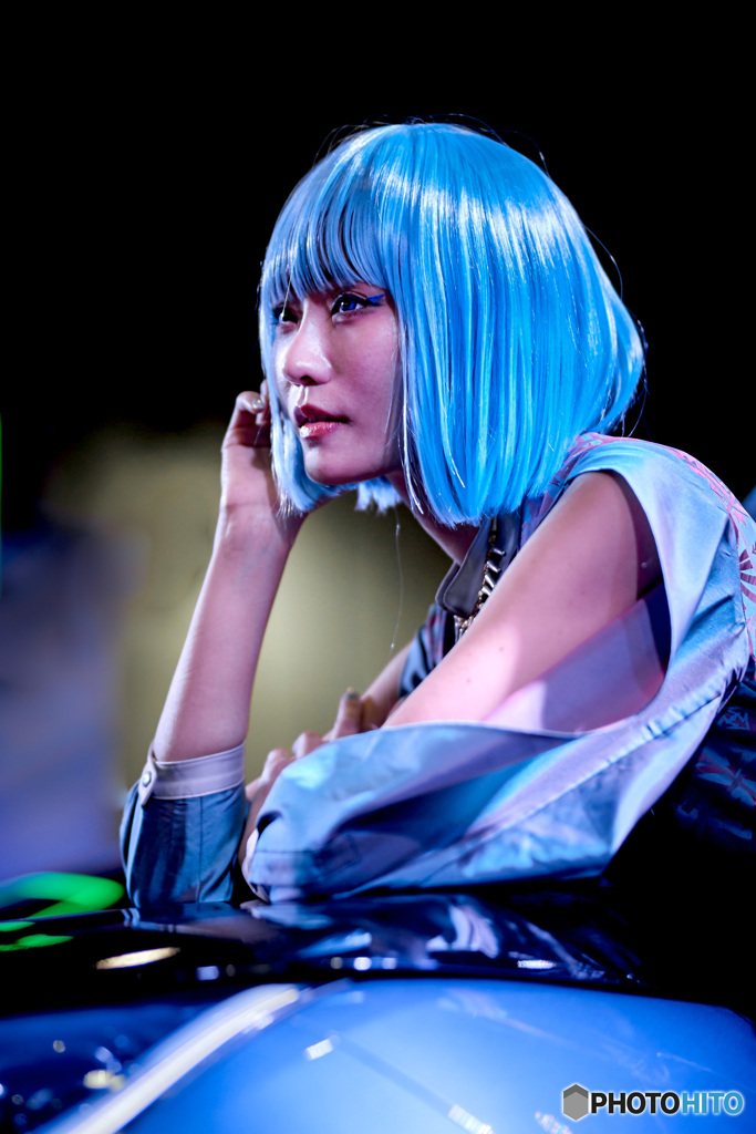 Blue hair