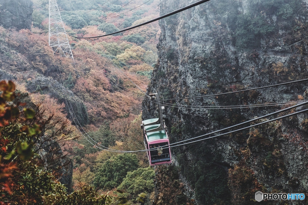 寒霞渓山頂