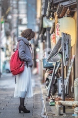 冬の四条河原町
