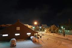 雪景色～夜