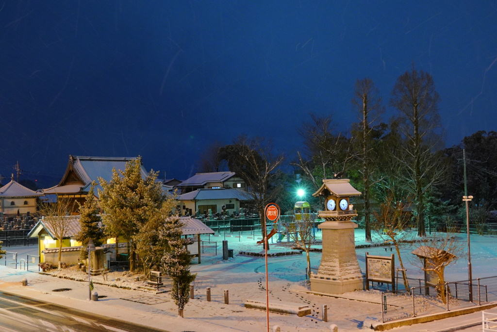 雪景色～夜②