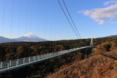 三島スカイウォークと富士山