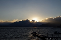 夕景 河口湖