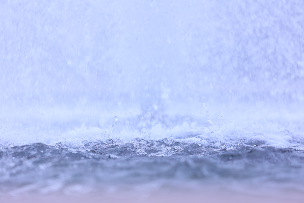 Water pouring down