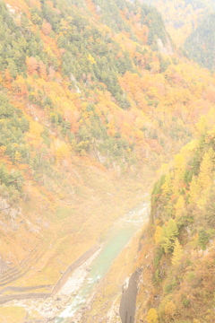 ダムからの風景