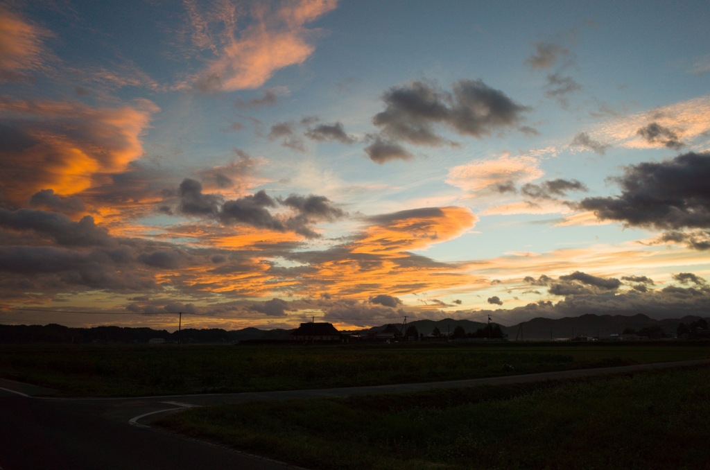 今朝の雲