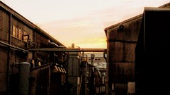 工場の夜勤明け