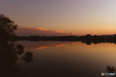 江戸川の夕暮れ