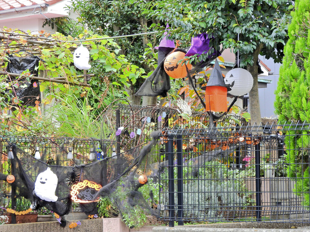 民家でハロウィン　６