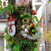 二ヶ領用水路・・武蔵小杉付近・・樹木にクリスマス３