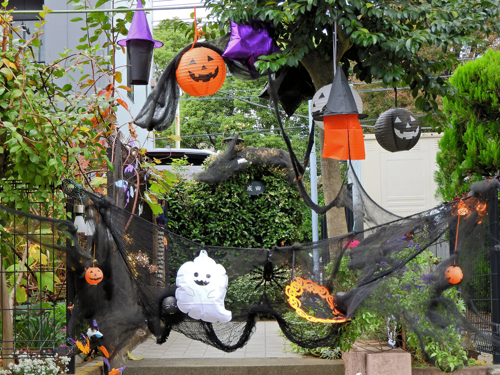 民家でハロウィン　１