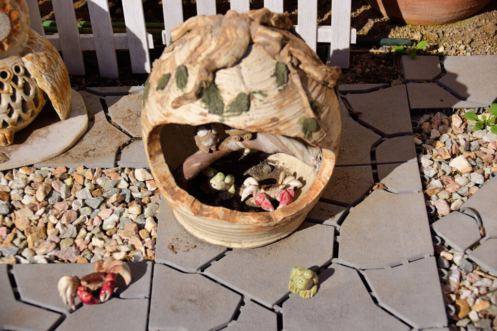 民家の軒先で・・・３