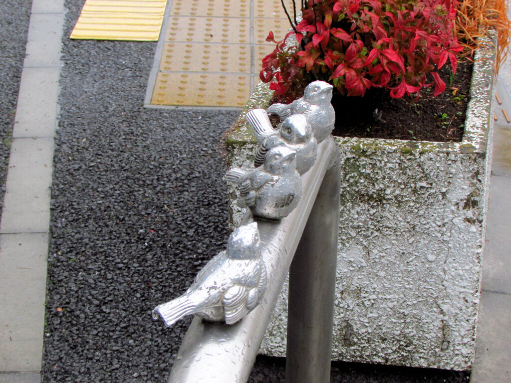 服を脱いで・・雨シャワー　１