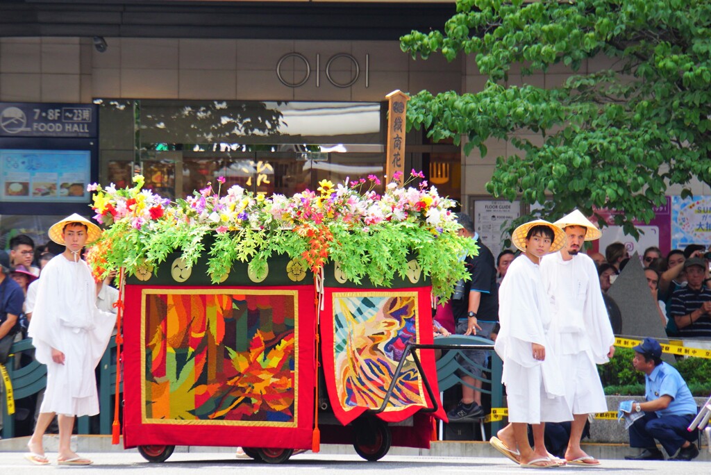 祇園祭　後祭　花笠巡行