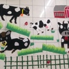 ある個室の壁絵