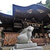 岡崎神社　狛犬　狛兎