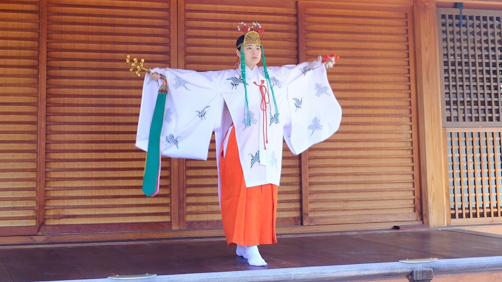 京都城南宮　梅が枝神楽