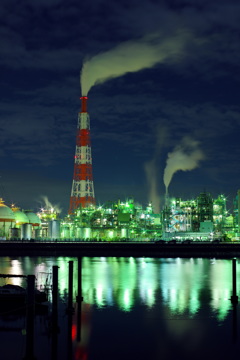 工場夜景＠35ｍｍ単焦点