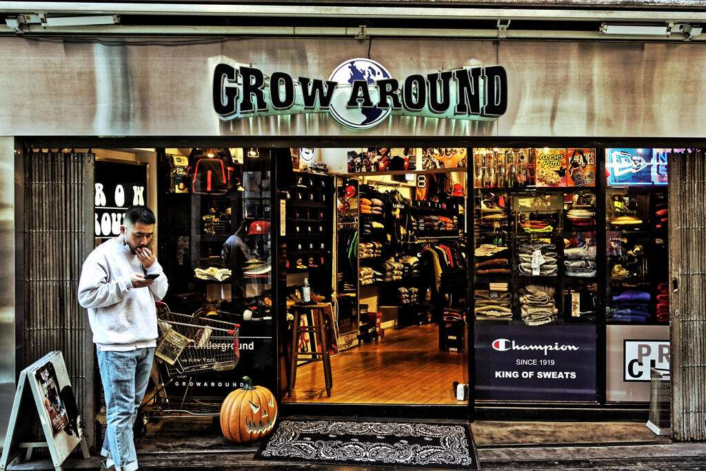 ハロウィンの日の渋谷