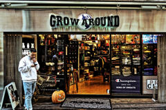 ハロウィンの日の渋谷