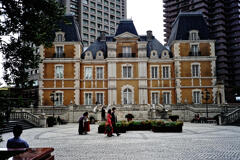 ガーデンプレイス　曇天