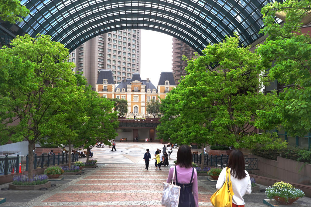 ガーデンプレイス　曇天