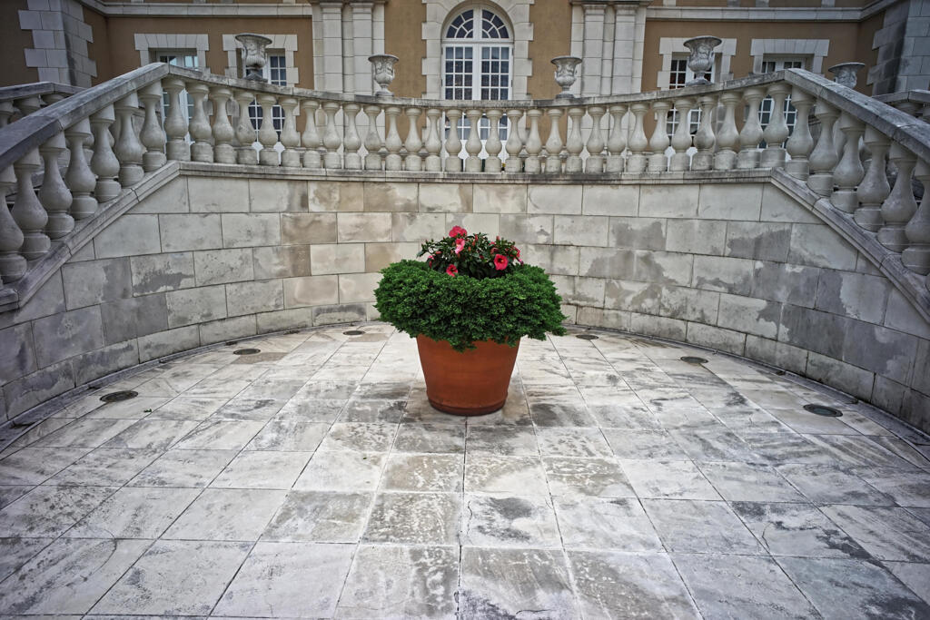 ガーデンプレイス　曇天