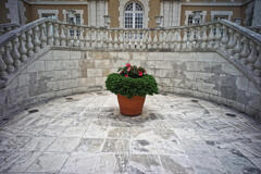 ガーデンプレイス　曇天