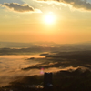 朝日と雲海