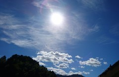 夜空の月のような太陽