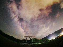 霧中の天の川