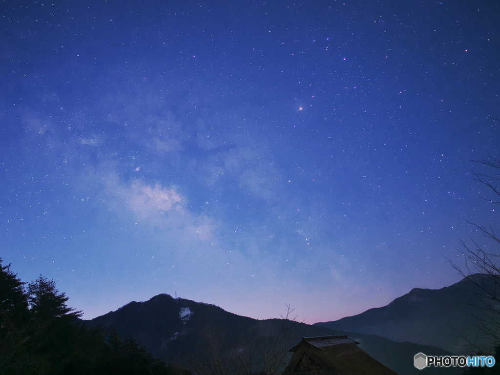 月光と天の川