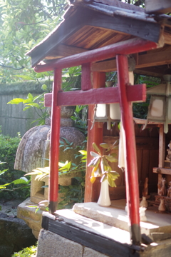 実家の鳥居