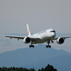 鹿児島空港５０周年  エアバスA350初飛来