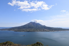 鹿児島湾一望